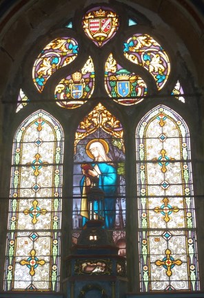 성녀 논나_photo by Moreau.henri_in the church of Sainte-Nonne in Dirinon_France.jpg